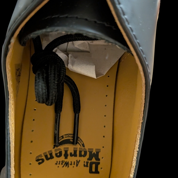 Dr. Martens Glossy Black Combat Boots - Picture 8 of 8